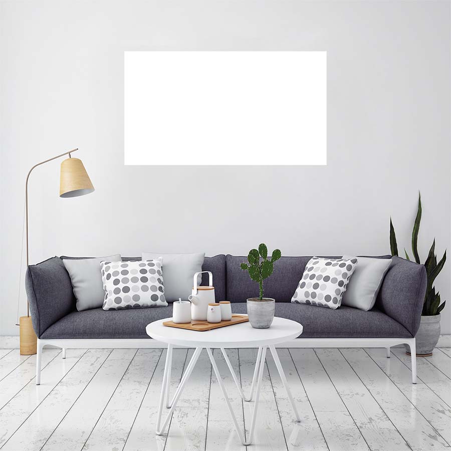 Livingroom Mockup with cutout for Format 16to9